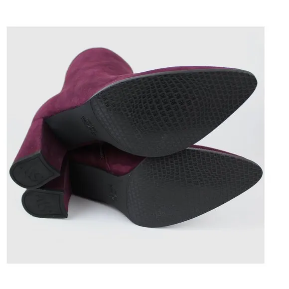 NEW Stuart Weitzman Suede Ankle Boots - Block Heel for Fall Work or Weekend
