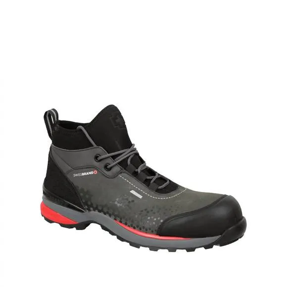 NEW SWISSBRAND men's work boots in grey