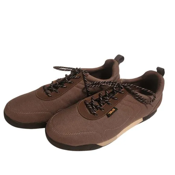 NEW Teva Wyldland Bungee Cord Lace-up Hiking Sneakers Brown Men's Size 9.5