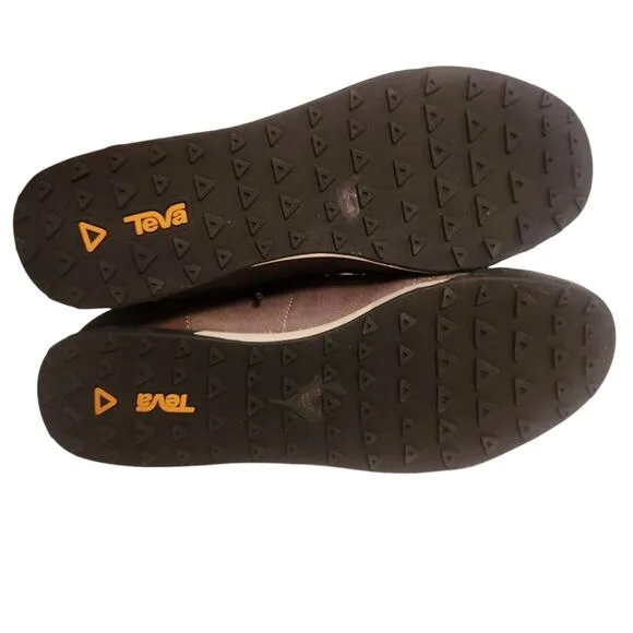 NEW Teva Wyldland Bungee Cord Lace-up Hiking Sneakers Brown Men's Size 9.5