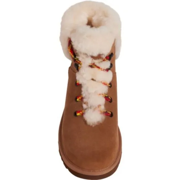 NEW UGG Suede Classic Mini Fashion Hiker Boots chestnut for women 567tn