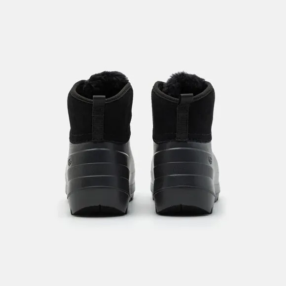 NEW UGG Tasman X Lace Waterproof Rain Boots black for women 663tn