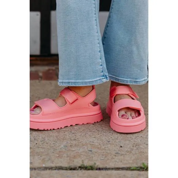 NEW UGG women's goldenglow sandals in tropical pink
