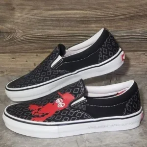 New Vans Skate Slip On Krooked Natas Ray Barbee Shoes Deadstock Streetwear