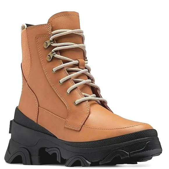 New w/Box Sorel Women's Brex Leather Lace-Up Waterproof Boot Size 5