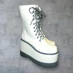 New without tags fashion nova platform boots size 9.5