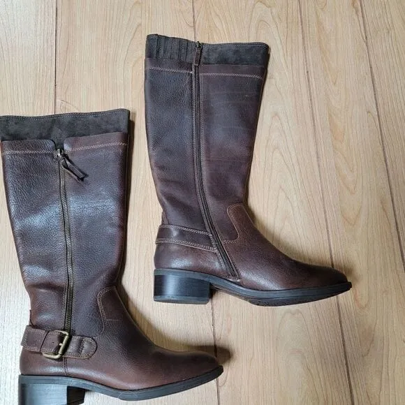 NEW! COMFORTIVA COROZAL BRIDLE BROWN LEATHER BOOTS