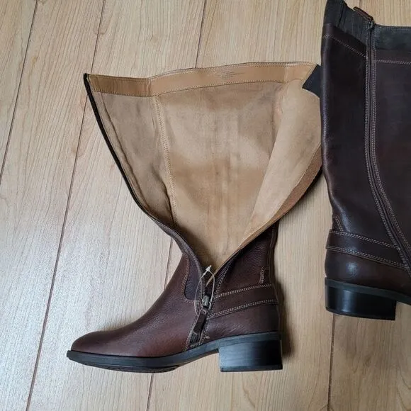 NEW! COMFORTIVA COROZAL BRIDLE BROWN LEATHER BOOTS