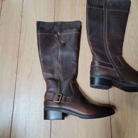 NEW! COMFORTIVA COROZAL BRIDLE BROWN LEATHER BOOTS