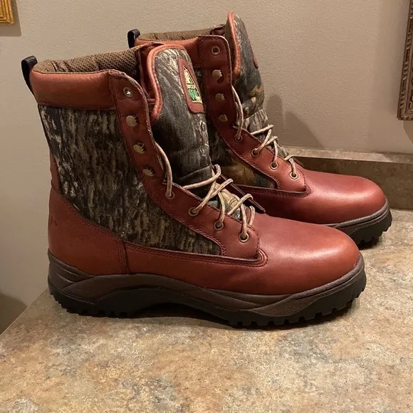 NEW~ROCKY 600~WATERPROOF~THINSULATE/INSULATION~BOOTS~SIZE 12 M~BR