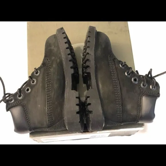 New Timberland Premium 6” 12807 BLK Toddler Boots5