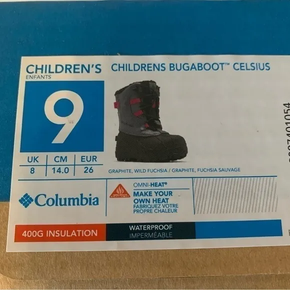 NIB. COLUMBIA Toddler Bugaboot Celsius Boots