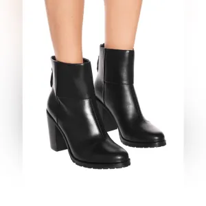 NIB | Rag &amp; Bone | Newbury 2.0 Boot in Black Leather | Sz 37 / US 7