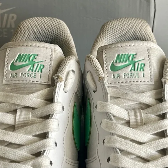 Nike Air Force 1 ‘07 315115-164 Women’s sz. 8.5 White Green Glow w/Box