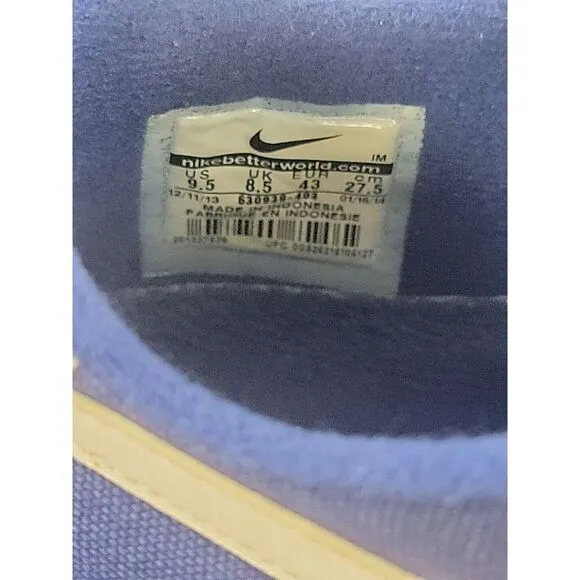 Nike Air‎ Force 1 AC Royal Blue 630939-403 Low Top Lace Up Men's Size 9.5 Rare