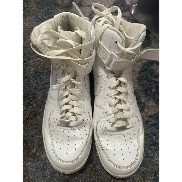 Nike Air Force 1 High Top Sneakers Athletic Shoes Casual White