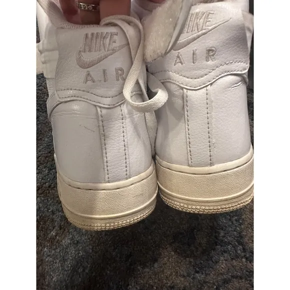Nike Air Force 1 High Top Sneakers Athletic Shoes Casual White