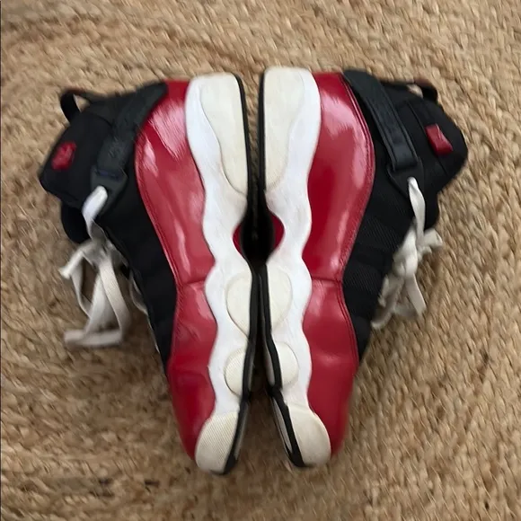 Nike Air Jordan Youth 7 Red and Black Athletic Shoes