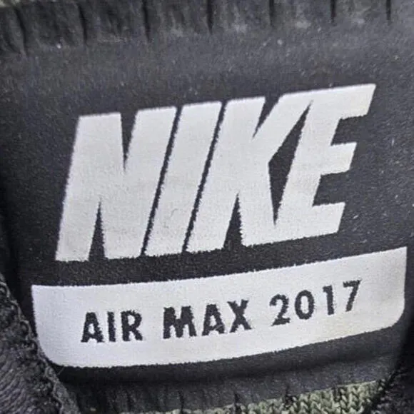 Nike Air Max 2017  Khaki Reflective Men's Sneakers Size 8.5
