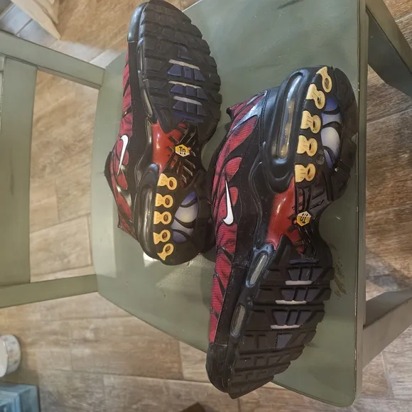Nike Air Max 25th Anniversary Edition Mens Gradient Sneakers - Blue and Red Rare