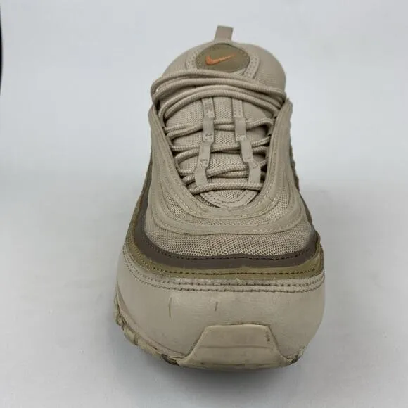 Nike Air Max 97 Mens 11.5 Shoes Beige Cream Khaki Athletic Sneakers GUC FASTSHIP