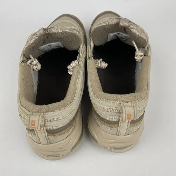 Nike Air Max 97 Mens 11.5 Shoes Beige Cream Khaki Athletic Sneakers GUC FASTSHIP
