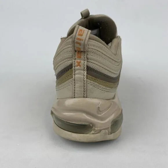 Nike Air Max 97 Mens 11.5 Shoes Beige Cream Khaki Athletic Sneakers GUC FASTSHIP