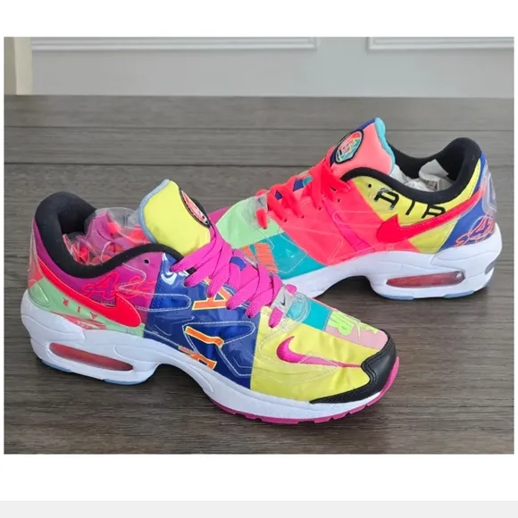 Nike Atmos Men's Air Max2 Light QS Multicolor Sneakers, Size 9