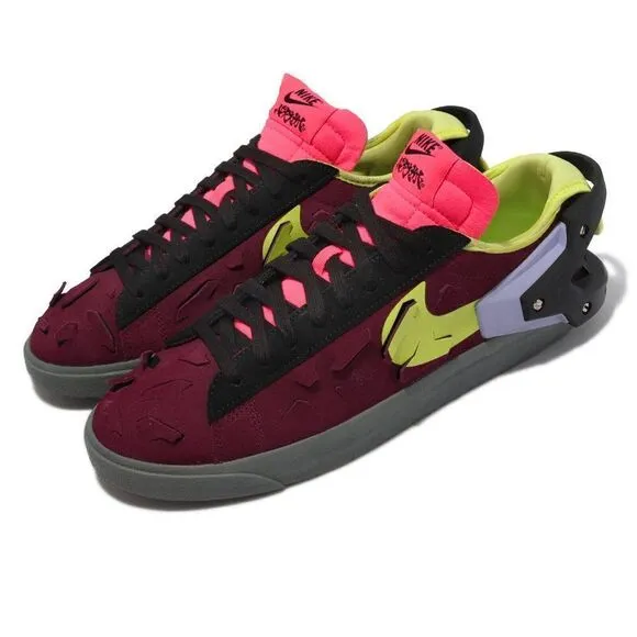 Nike Blazer Low x Acronym ACRNM Night Maroon Size 9 Skate Shoes dunk sb travis