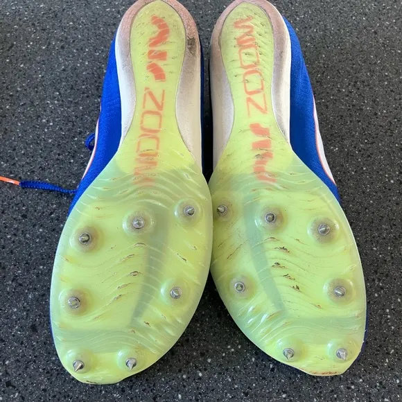 Nike Blue Track Shoes with Bag