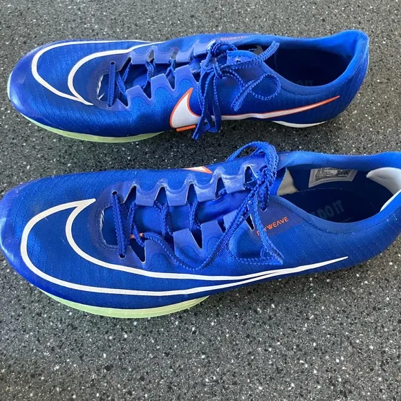 Nike Blue Track Shoes with Bag