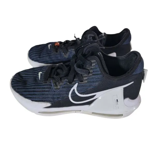 Nike Boys Y7 Lebron Basketball Shoes Blue White DD0423 002 Sneakers
