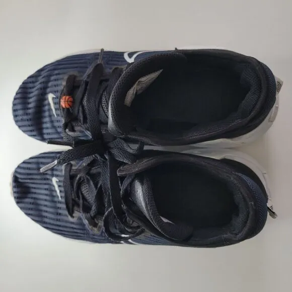 Nike Boys Y7 Lebron Basketball Shoes Blue White DD0423 002 Sneakers