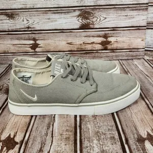 NIKE Braata SB Men's 6 Gray Canvas Low Top Skate Sneakers Shoes 458697-004