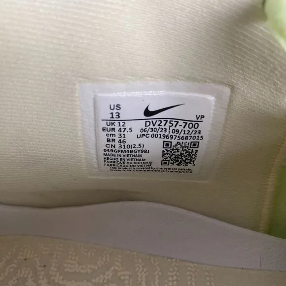 Nike Cosmic Unity 3 size 13  Barely Volt mens shoes‎ 2023 dv2757700 Comfort