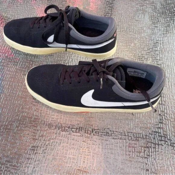Nike Eric Koston SE Black/White/Grey Lunarlon Skate Shoes EUR 42 / US 10