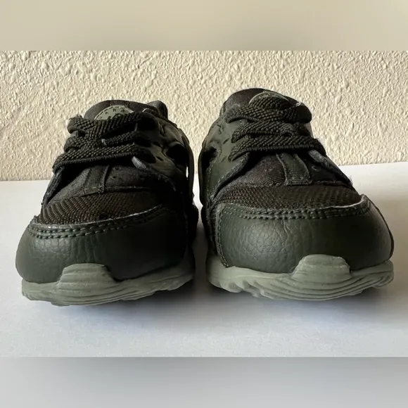 Nike Huarache Run Low Sequoia - Black/Gray Toddler Size 6