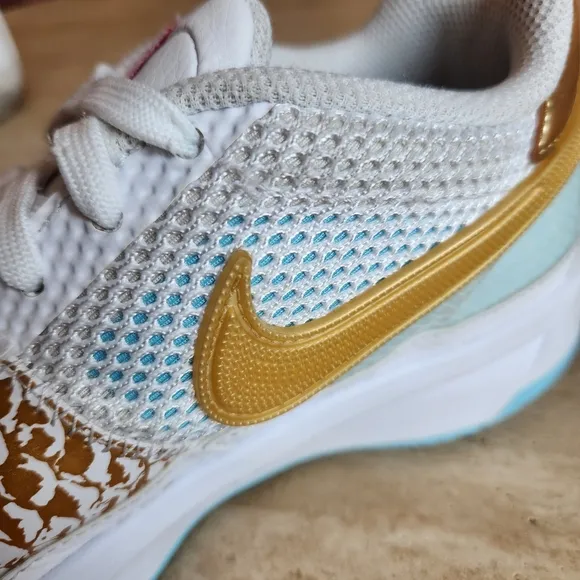 Nike Ja 1 &quot;Chinese New Year &quot; White/Gold Basketball Shoes Boys US 5Y