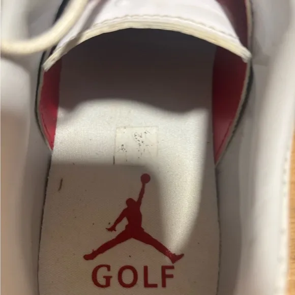 Nike Jordan's ADG 4 white pure platinum Mens golf shoes size 10