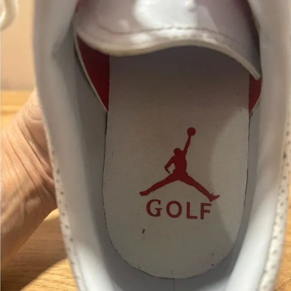 Nike Jordan's ADG 4 white pure platinum Mens golf shoes size 10