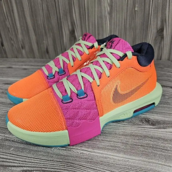 Nike Lebron Witness 8 Orange Sneakers - FB2239-800 - Men's Size 10.5