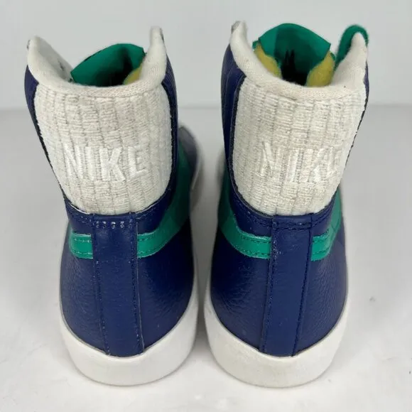 Nike Mens D07396-991 Blue Blazer Mid 77 Nordic Leather Lace Up Size 7 Sneakers