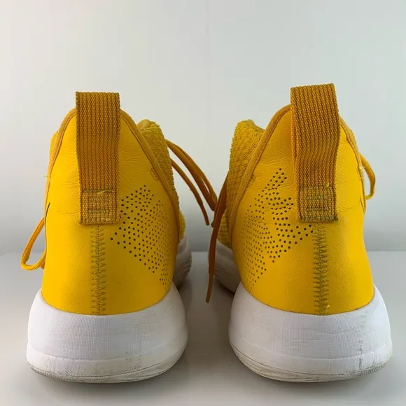 Nike men’s Yellow Zoom Rize TB 'University Gold' hi top basketball shoes size 14