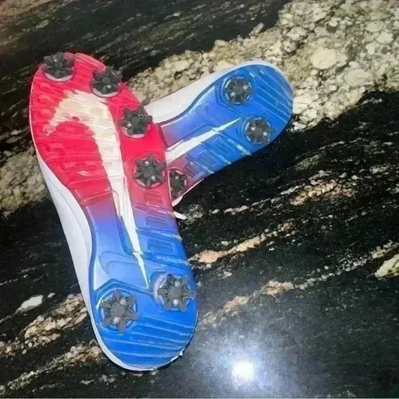 Nike React USA Golf Shoes, Red, White, &amp; Blue! (7.5 M or 8.5W)