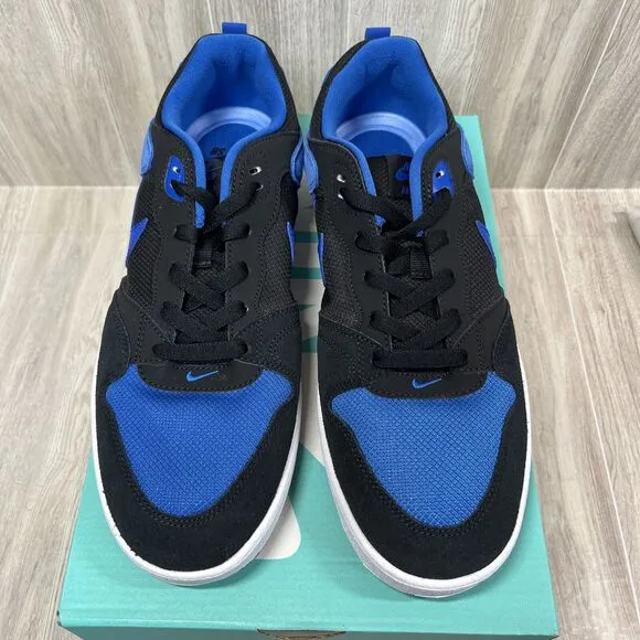 Nike SB Alleyoop Skate Shoes Blue/ Black Solarsoft CJ0882-004 Men’s Sz 12