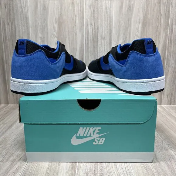 Nike SB Alleyoop Skate Shoes Blue/ Black Solarsoft CJ0882-004 Men’s Sz 12