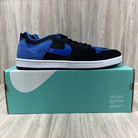 Nike SB Alleyoop Skate Shoes Blue/ Black Solarsoft CJ0882-004 Men’s Sz 12