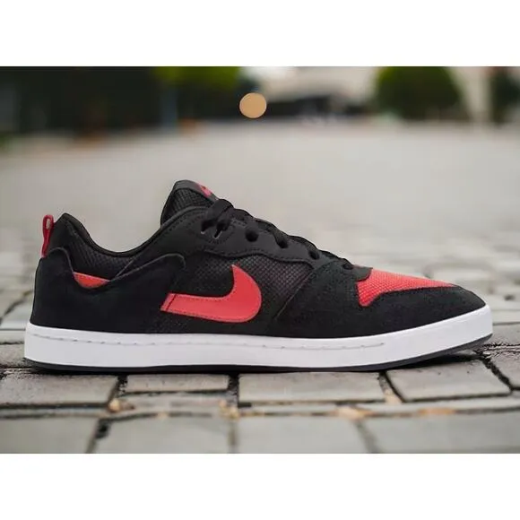 Nike SB Alleyoop Skate Shoes CJ0882 Black Red Mens 10.5 New In Box Fast Ship