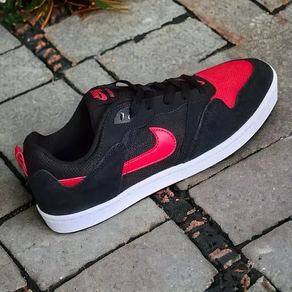 Nike SB Alleyoop Skate Shoes CJ0882 Black Red Mens 10.5 New In Box Fast Ship
