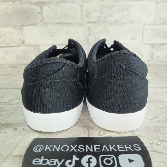 Nike SB Charge Canvas Black White Skate Shoes CD6279-002 Men’s Size 11.5